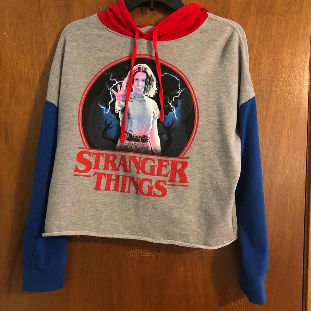 Stranger Things cropped hoodie